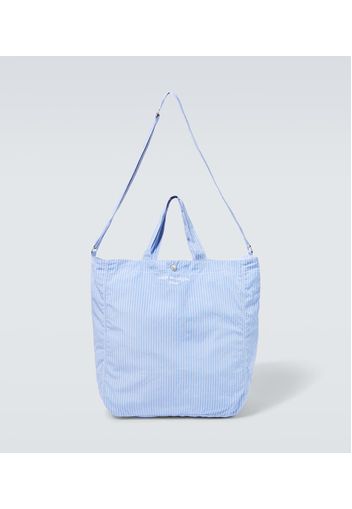 Comme des Garçons Homme Borsa Garment in cotone a righe