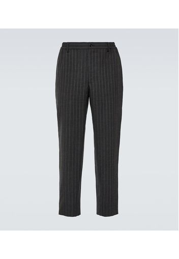 Comme des Garçons Homme Deux Pantaloni gessati in lana