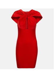 Miniabito in jersey con cut-out