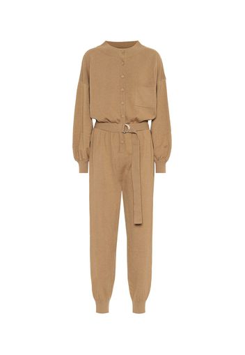 Jumpsuit Corvara in lana e seta