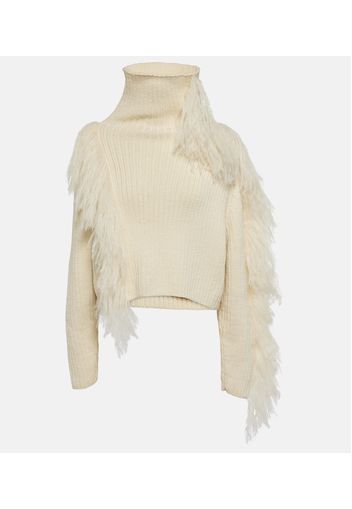 Pullover Ploma in lana con shearling