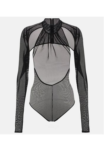 Body in mesh con cut-out