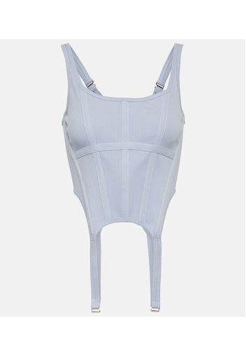 Bustier in jersey di cotone