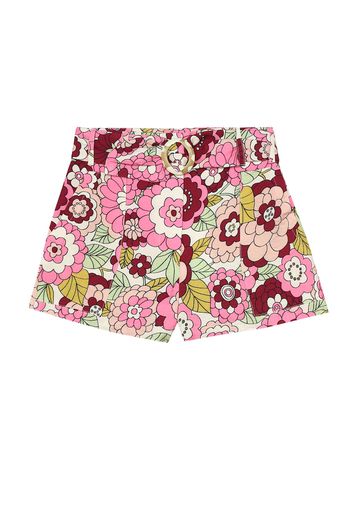 Shorts a stampa floreale