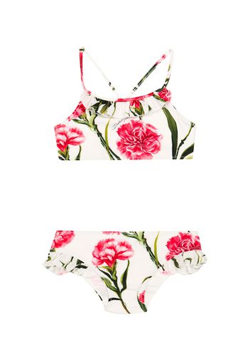 Floral-printed bikini