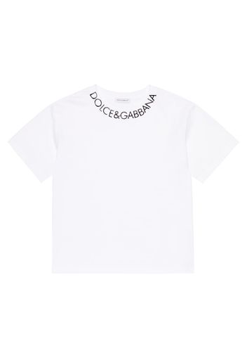 T-shirt in cotone con logo