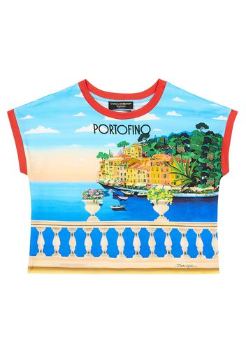 T-shirt Portofino in jersey di cotone