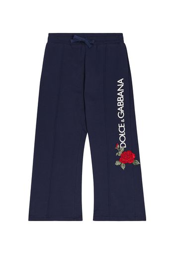 Baby - Pantaloni sportivi Rose in cotone con logo