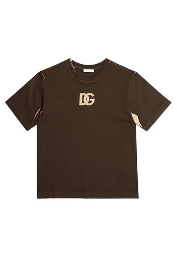 T-shirt in cotone con logo