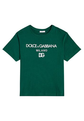 T-shirt DG in jersey di cotone