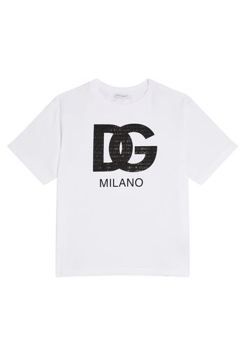 T-shirt DG in jersey di cotone