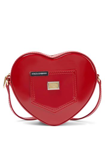 Borsa a tracolla Heart in vernice