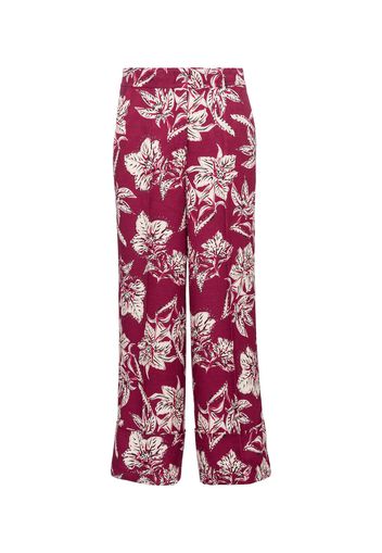 Pantaloni Structured Florals a vita alta