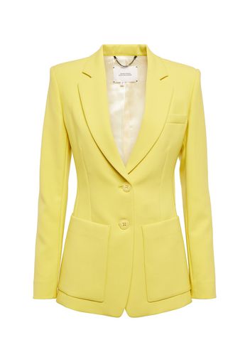 Blazer monopetto in misto lana