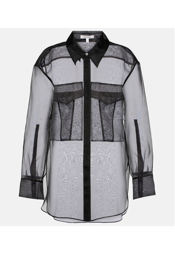 Camicia Sheer Opulence in organza