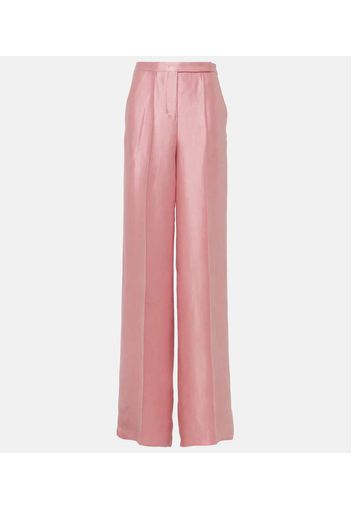 Pantaloni Slouchy Elegance in raso