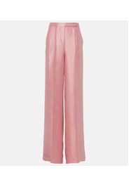 Pantaloni Slouchy Elegance in raso