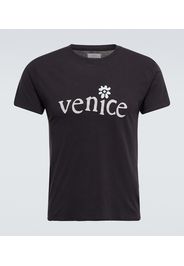 T-shirt in cotone con stampa Venice