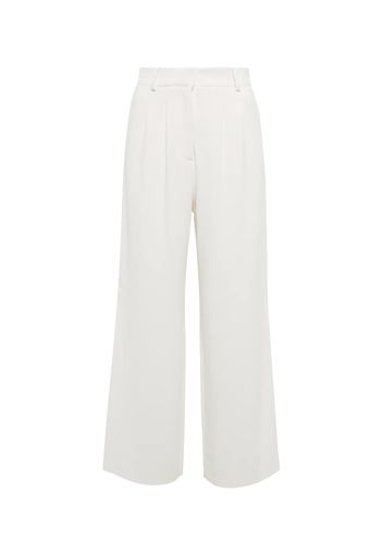 Pantaloni cropped a vita alta