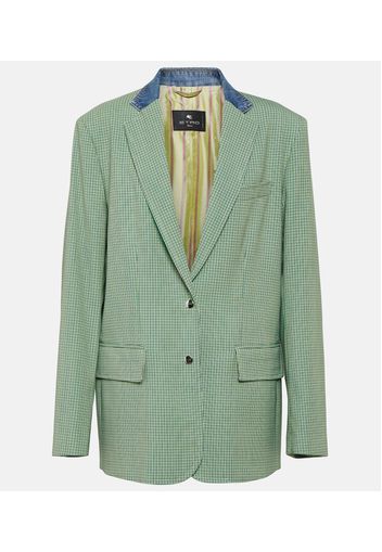 Blazer pied-de-poule