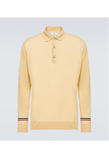 Polo in lino e cotone