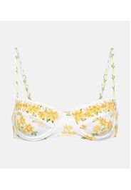 Top bikini Azaleia con stampa floreale