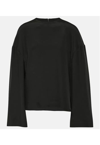 Blusa Ana in cady di seta