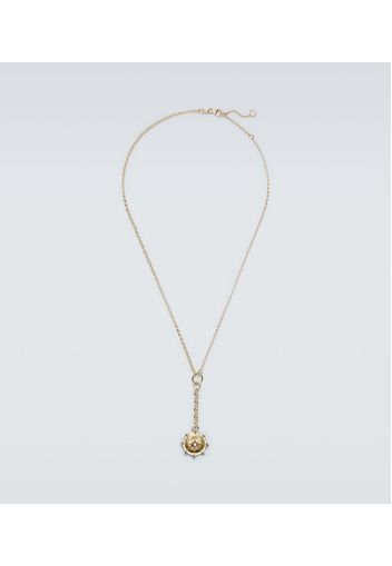 Collana Spark Love in oro 18kt con diamanti