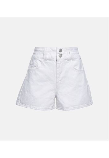 Shorts di jeans a vita alta