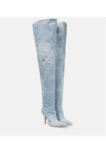 Stivali cuissardes Gia 33 in denim