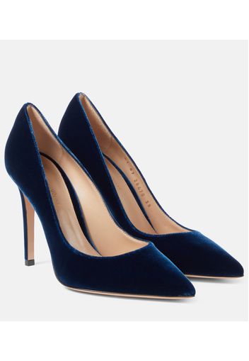 Pumps Gianvito 105 in velluto