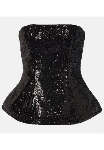 Bustier con pailettes