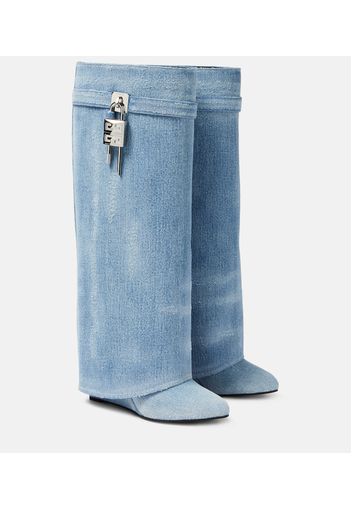 Stivali Shark Lock in denim