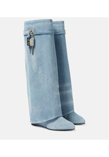 Stivali Shark Lock in denim