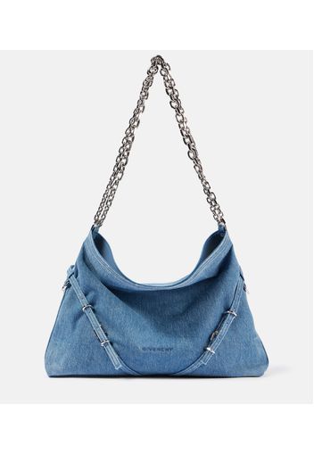 Borsa Voyou Chain Medium in denim