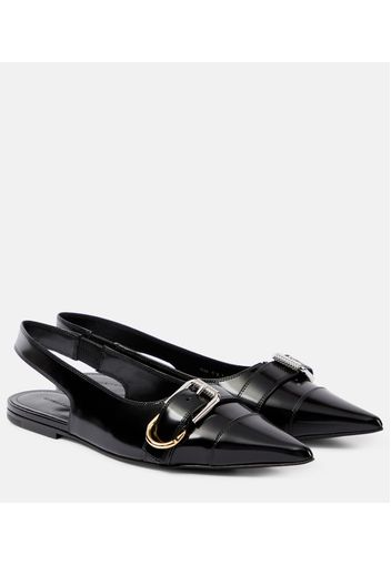 Ballerine slingback Voyou in pelle