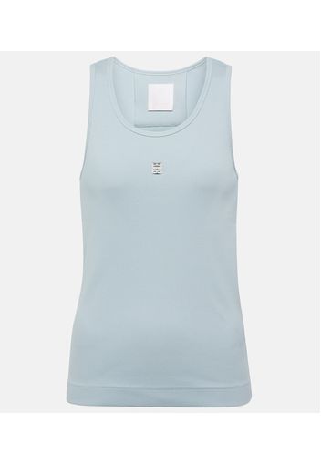 Tank top 4G in misto cotone