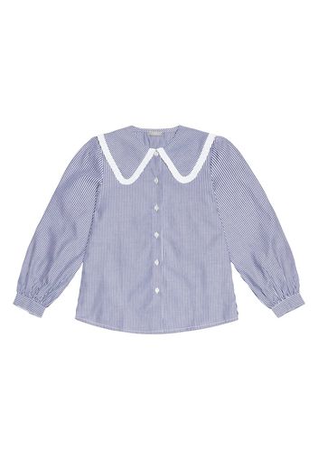 Camicia in cotone a righe