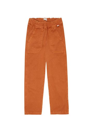 Pantaloni in gabardine di cotone