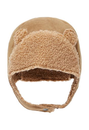 Baby - Cappello rifinito in shearling sintetico