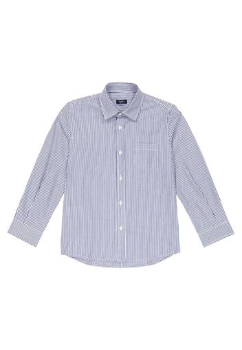 Camicia in cotone gessato