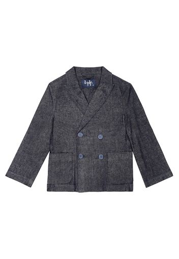 Blazer doppiopetto di jeans