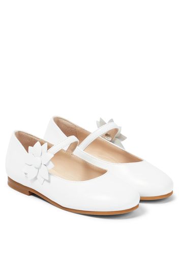 Ballerine in pelle