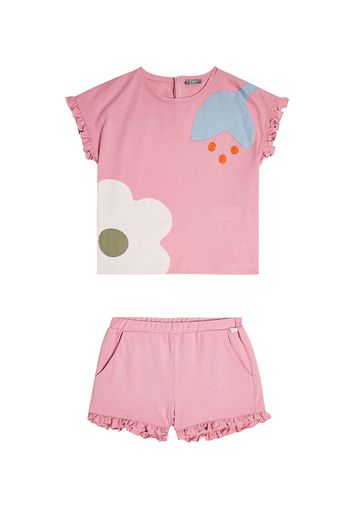 Baby - Set di top e shorts in jersey