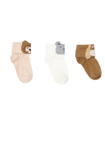 Baby - Set di 3 calzini in misto cotone