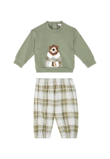 Baby - Felpa e pantaloni in misto cotone