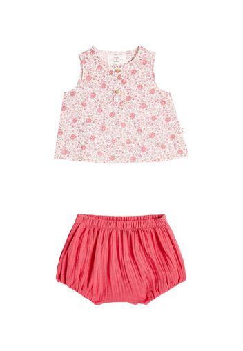 Baby - Abito e culottes in cotone