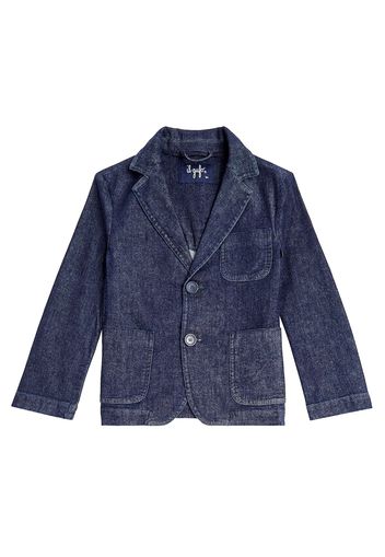 Blazer monopetto di jeans