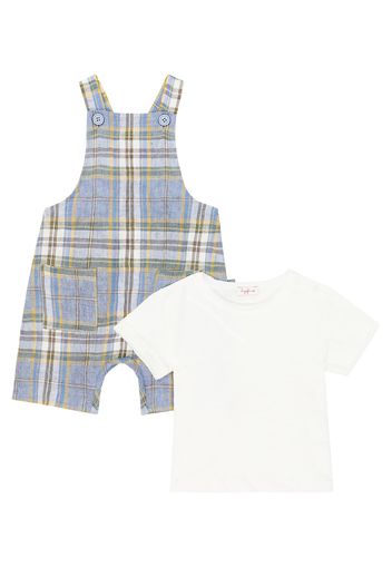 Baby - T-shirt e tuta corta a quadri