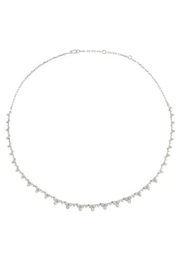 Collana Rivulet Tear in oro bianco 18kt con diamanti